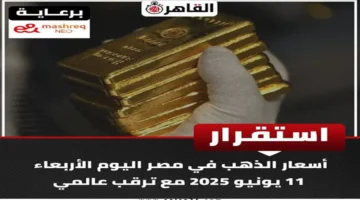 استقرار أسعار الذهب في مصر وسط حالة من الترقب للأسواق العالمية